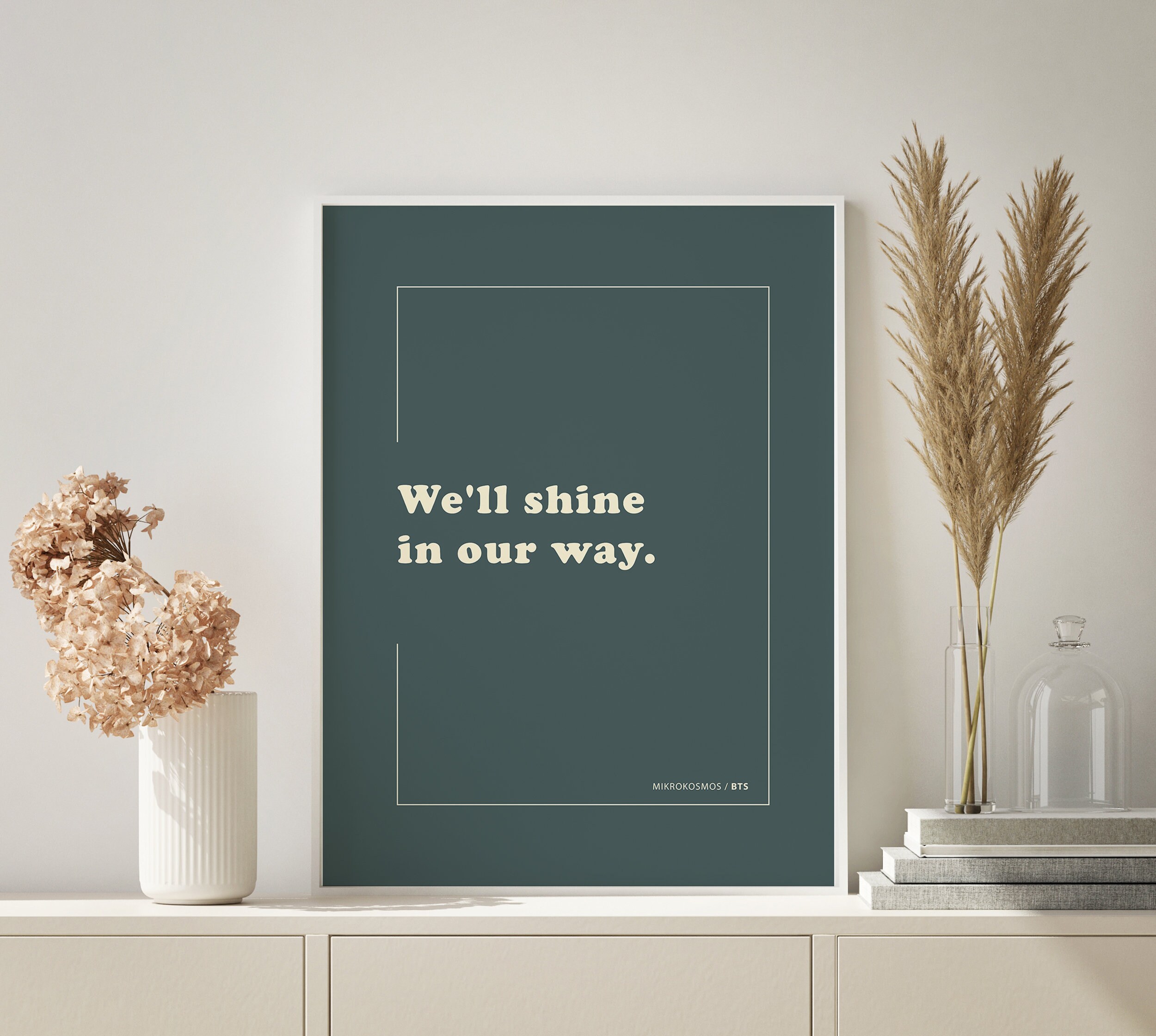 Bts Mikrokosmos We Ll Shine In Our Way Lyrics Bts Gift Etsy