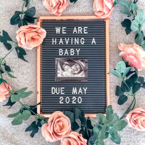 Digital Pregnancy Announcement Etsy