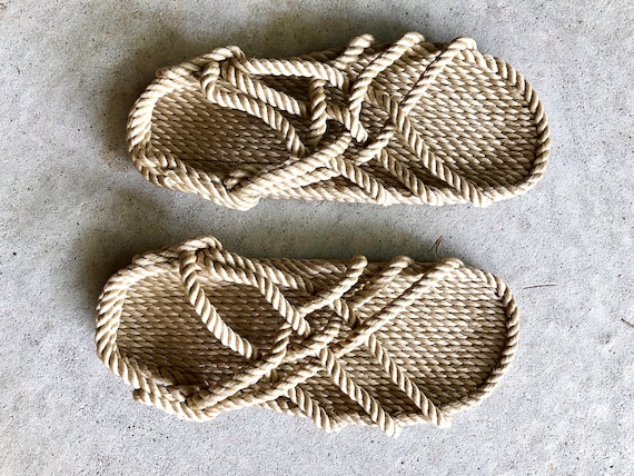 Rope strap deals sandals