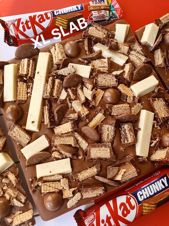 6 Personnalisé Deux Doigt KIT KAT chocolat emballages seulement IDÉAL FÊTE CADEAU ENFANTS