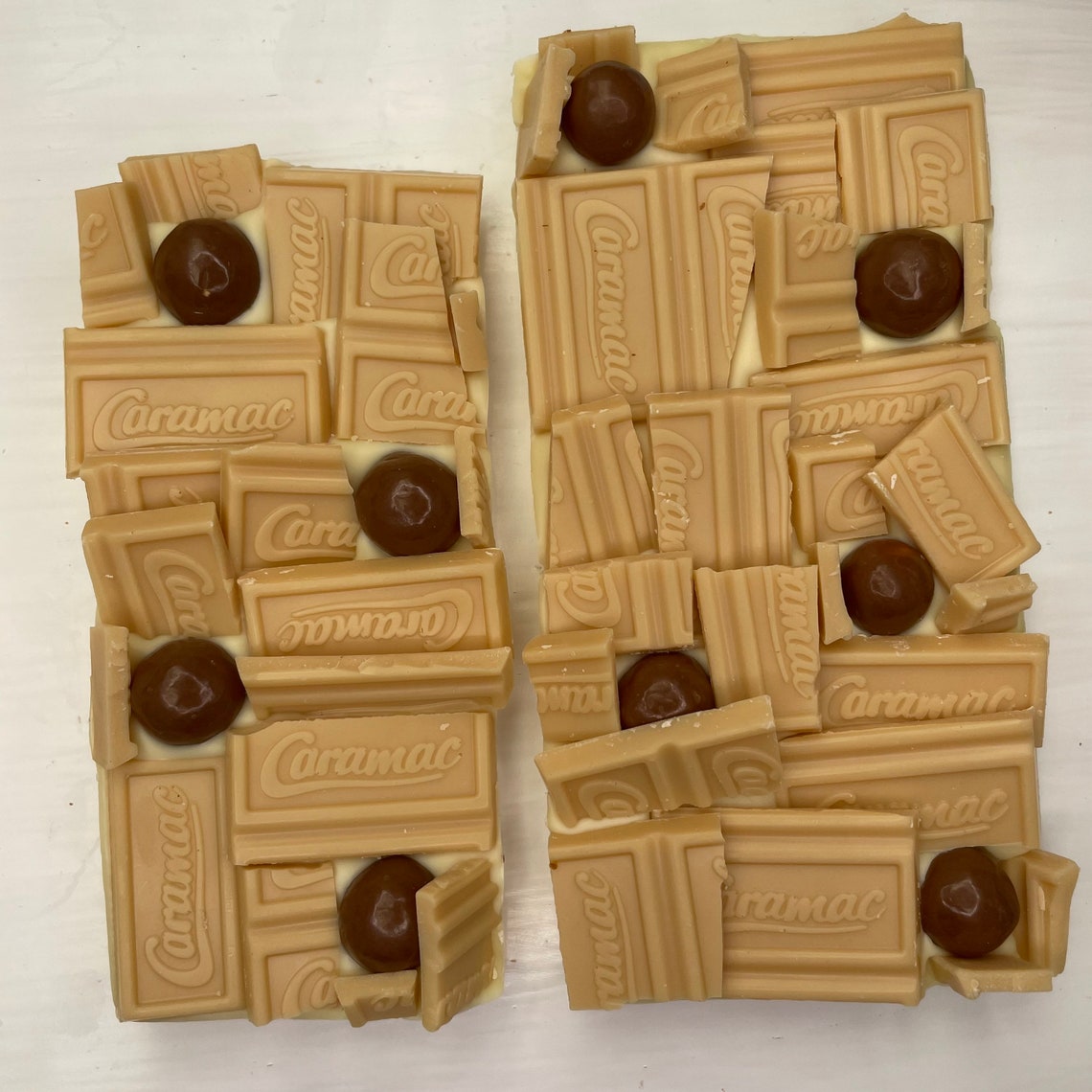 Caramac white chocolate slab Caramac. Maltesers. chocolate Etsy