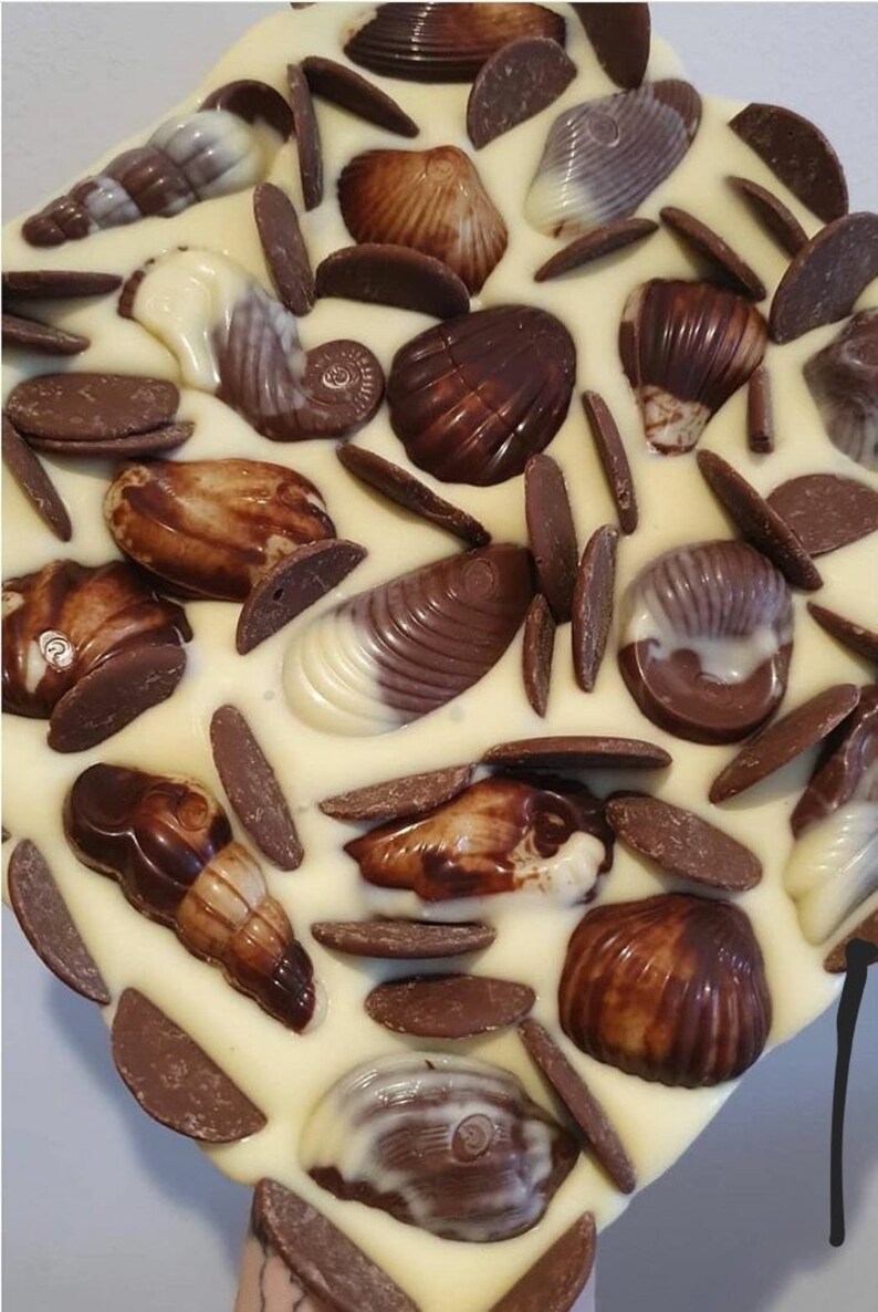 White Guylian Slab. Maltesers. Chocolate Buttons. Guylian. Etsy