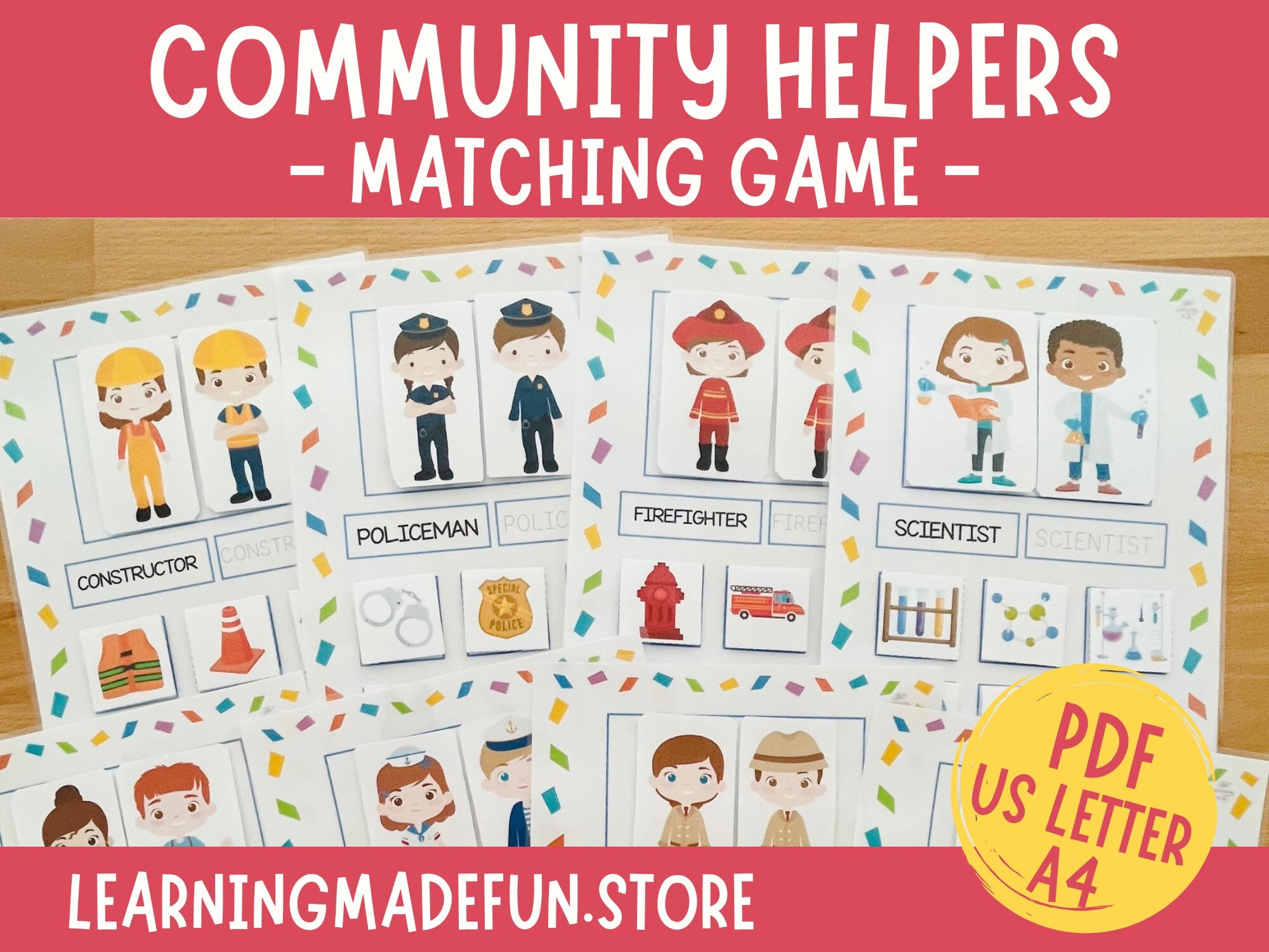 Community Helpers Matching