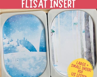Inserción de Flisat para el País de las Maravillas Invernal: Colinas y Bosques Nevados (Descarga Digital)