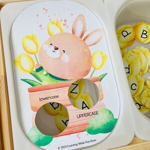 Tulips Sorting Letters Printable Flisat Insert, Trofast Insert ...