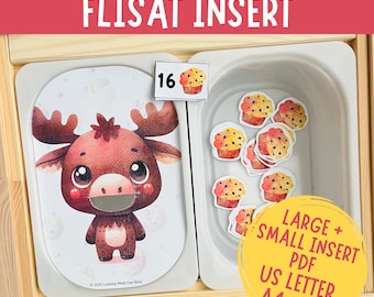 Inserto Flisat para contar alces y magdalenas (descarga digital)