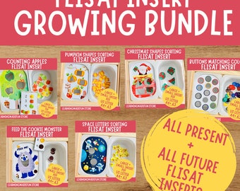 Flisat Growing Bundle, Flisat Inserts, Sensory Table, Growing Bundle, Preschool Flisat Table, Printable Flisat Insert, Trofast Insert