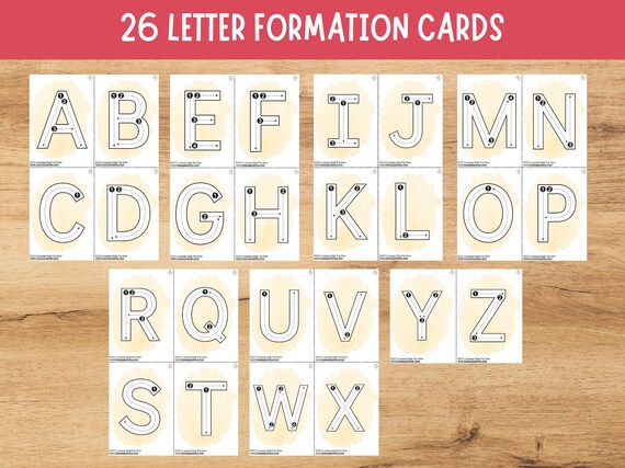 Nombres et alphabets Jeu de cartes flash - Abc Lettres et chiffres