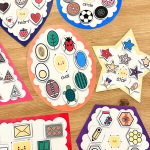 2D Shapes Matching Game, Real Life Objects, Toddler Learning (PDF) image 6