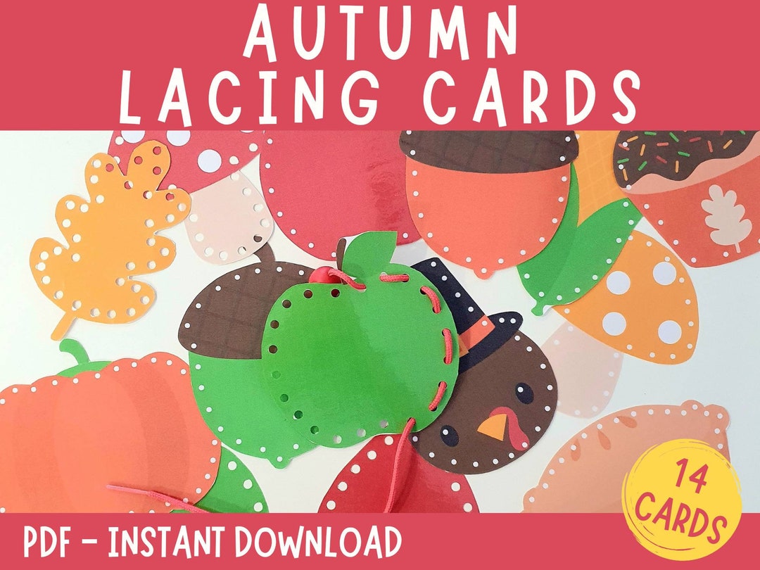 autumn-printable-lacing-cards-toddler-fine-motor-skill-activity-montessori-tying-toy-autumn-learning-activity-preschool-centers-etsy for Free Printable Lacing Cards Pdf Autumn Printable Lacing Cards, Toddler Fine Motor Skill Activity, Montessori Tying Toy, Autumn Learning Activity, Preschool Centers - Etsy for Free Printable Lacing Cards Pdf