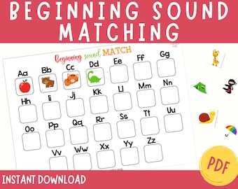 Passende Beschäftigung für Anfangslaute: Alphabet Busy Book (Digitaler Download)