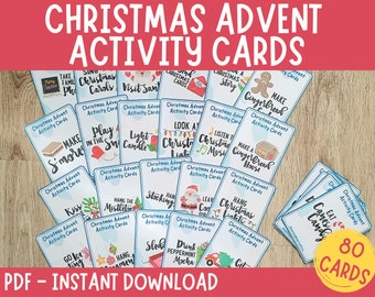 Christmas Advent Activity Cards, Christmas Bucket List, Play Ideas For Kids, Learning Activity, Preschool Flashcards, Homeschool Printable