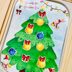Christmas Counting Game, Printable Flisat Insert, Trofast Insert ...