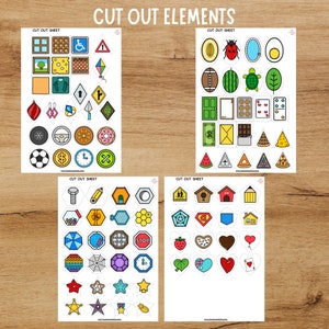 2D Shapes Matching Game, Real Life Objects, Toddler Learning (PDF) image 8
