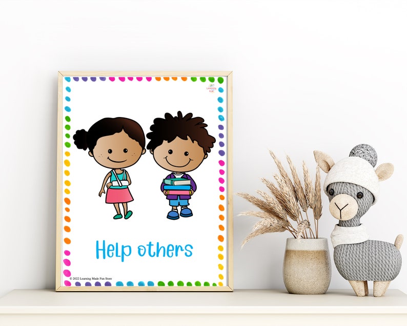 Classroom Rules Posters Class Expectations Bulletin Board Etsy