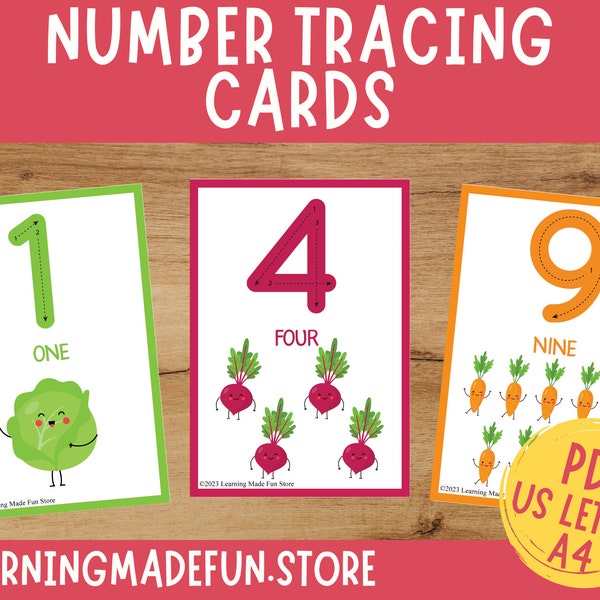 Numbers Flashcards, flashcards toddlers, flashcards set, preschool numbers, kindergarten cards, numbers cards, numbers printables