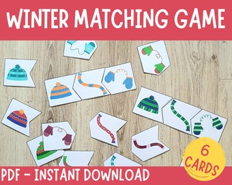 Juego de invierno para niños pequeños: Gorro, mitones y bufanda (patrón en PDF)