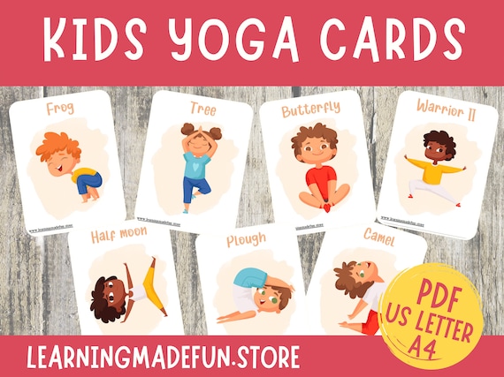 Yoga Cards for Kids: Desert Animal Poses – Printables 4 Learning