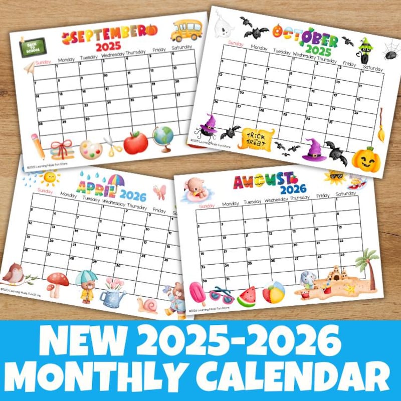 Pierce County School District 25 26 Calendar - Etsy Canada