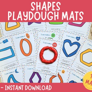 Fall Play Dough Mats Preschool Printables Play Doh Mats Homeschool  Kindergarten Activity for Kids Montessori Toddler Activities Autumn 