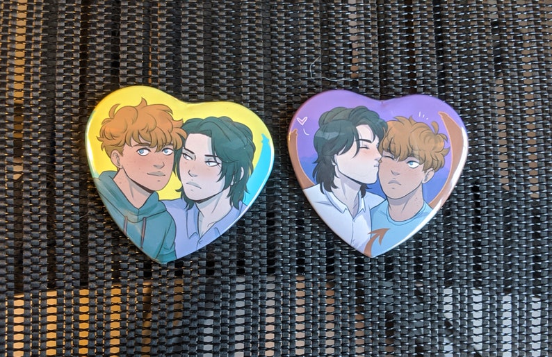 SnowBaz Heart Buttons