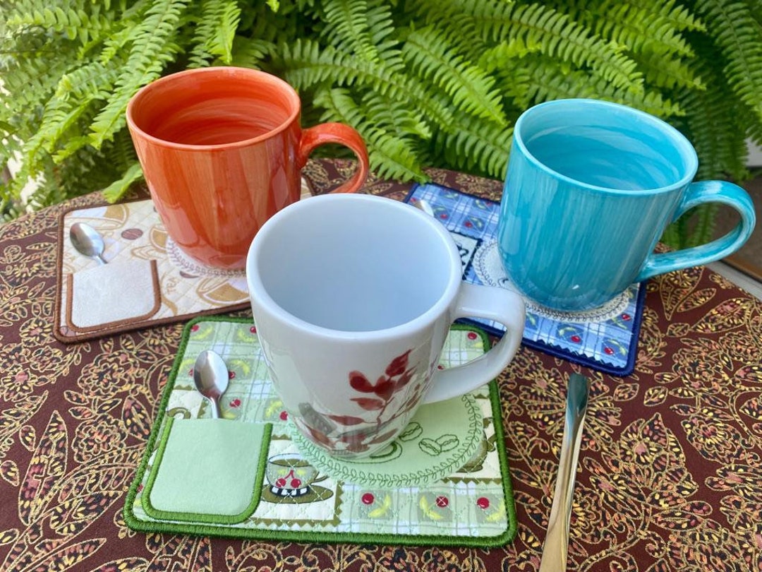 Mug Rugs Etsy