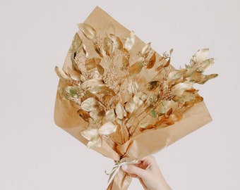 Eukalyptus *POPULUS GOLD* getrocknet | Trockenblumen Bouquet | getrocknete Blumen | Eukalyptus