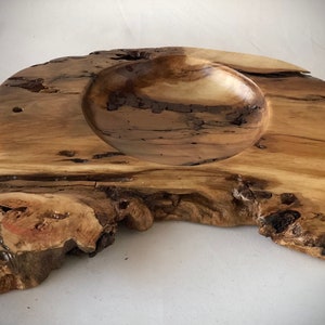 Box Elder Wood Natural Edge Candy Dish or Key and Coin Holder