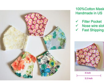 Plumeria Rosa Su Bianco Maschera Per Adulti Con Stampa Hawaiana - Foto 8