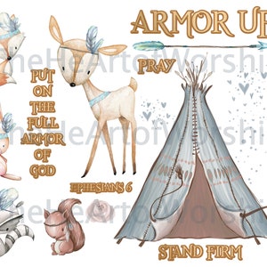Armor Up Printable - Bible Journaling - Scrapbooking - Digital Print