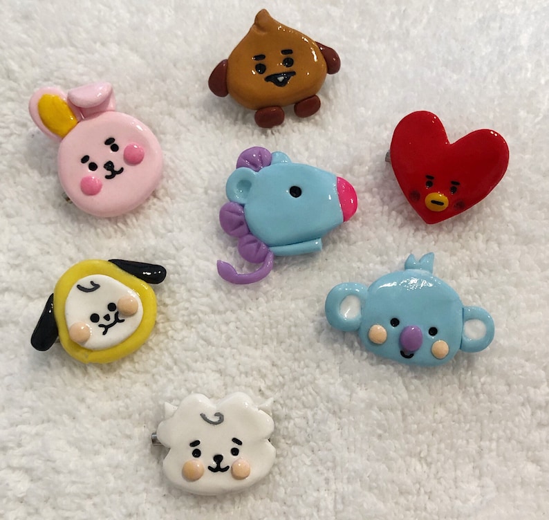 bts clay figures