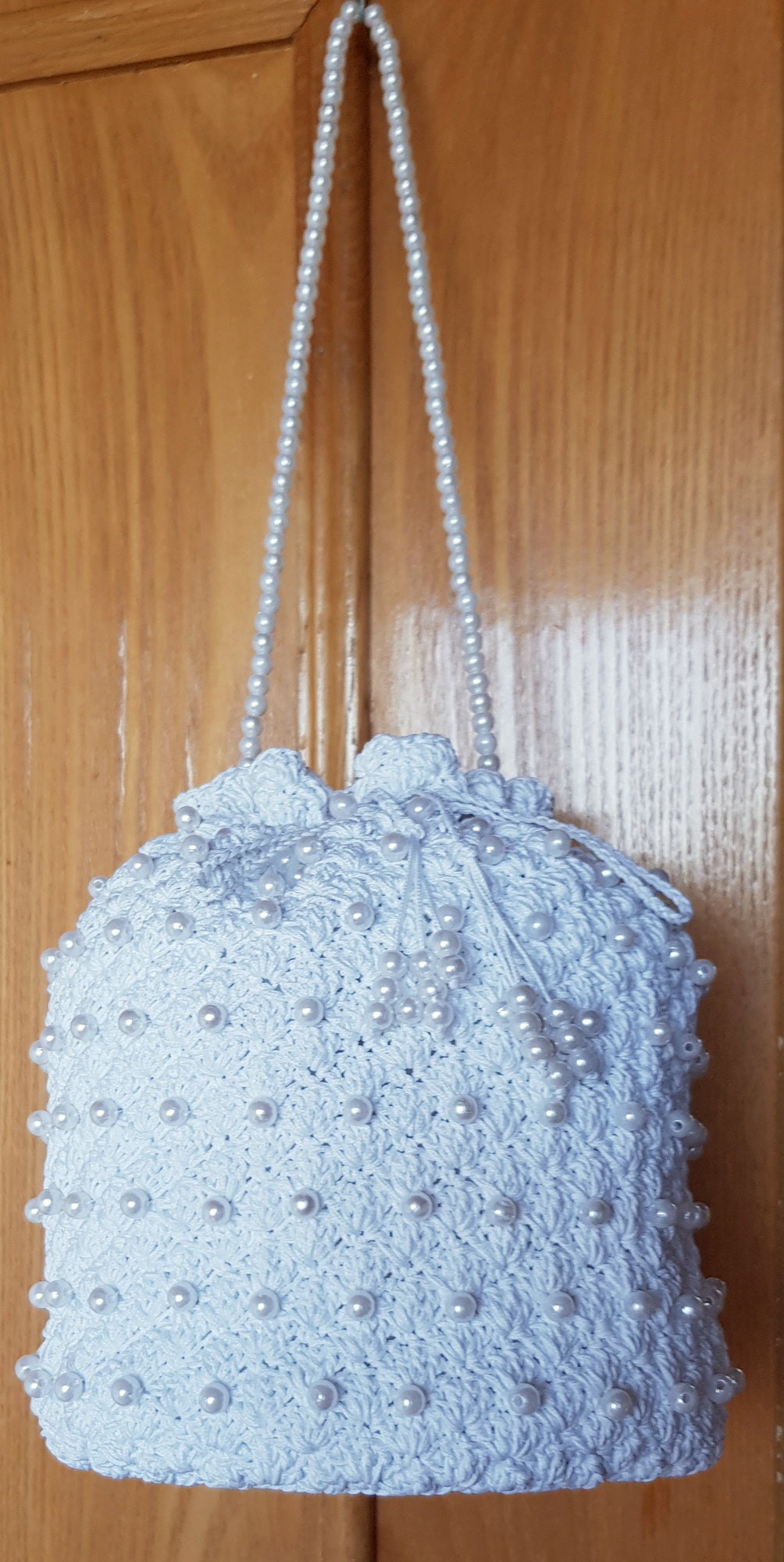 Bag white crochet bag crochet bag white bag crochet Etsy