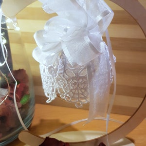 Christmas tree baubles, lace, Christmas tree decorations, Christmas decorations