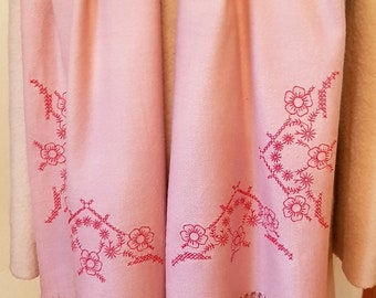 Shawl embroidered women's scarf, scarf with embroidery, coat bedspread, shawl