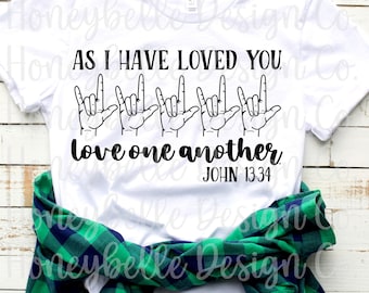 Zoals ik van je heb gehouden, hou van elkaar John 13:34 PNG SVG