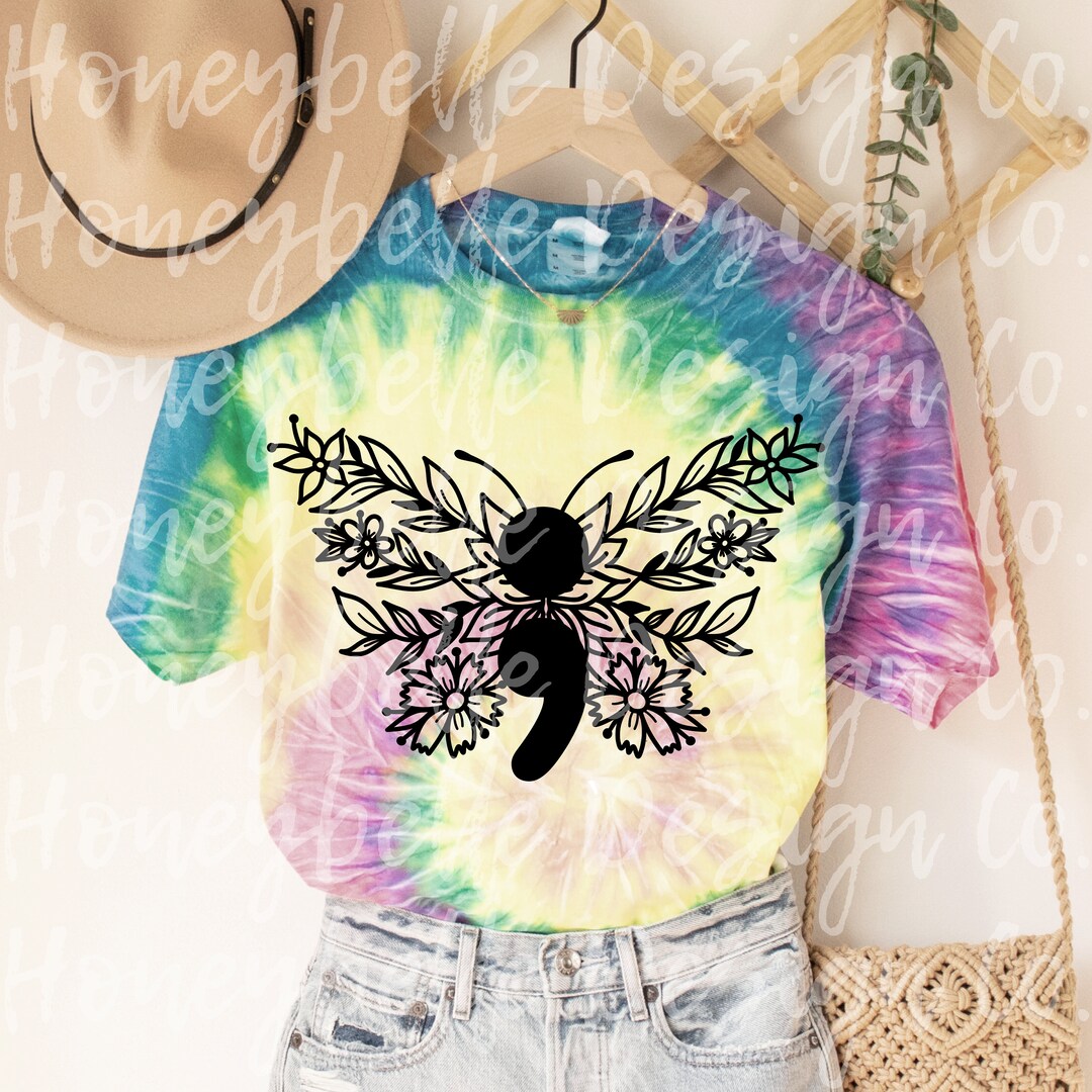 Semicolon Butterfly PNG + SVG - Etsy