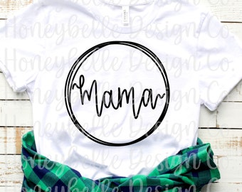 Mama Circle PNG SVG