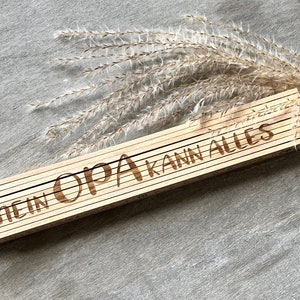 Folding rule personalized gift grandpa