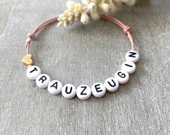 Pulsera de petición de dama de honor