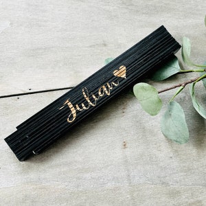 Folding Ruler Personalized Gift Name and Heart