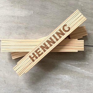 folding rule personalized gift name