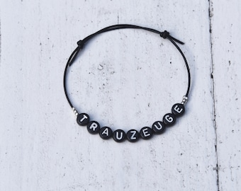 best man ask bracelet