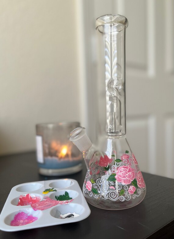 Custom Painted Smoking Water Pipe