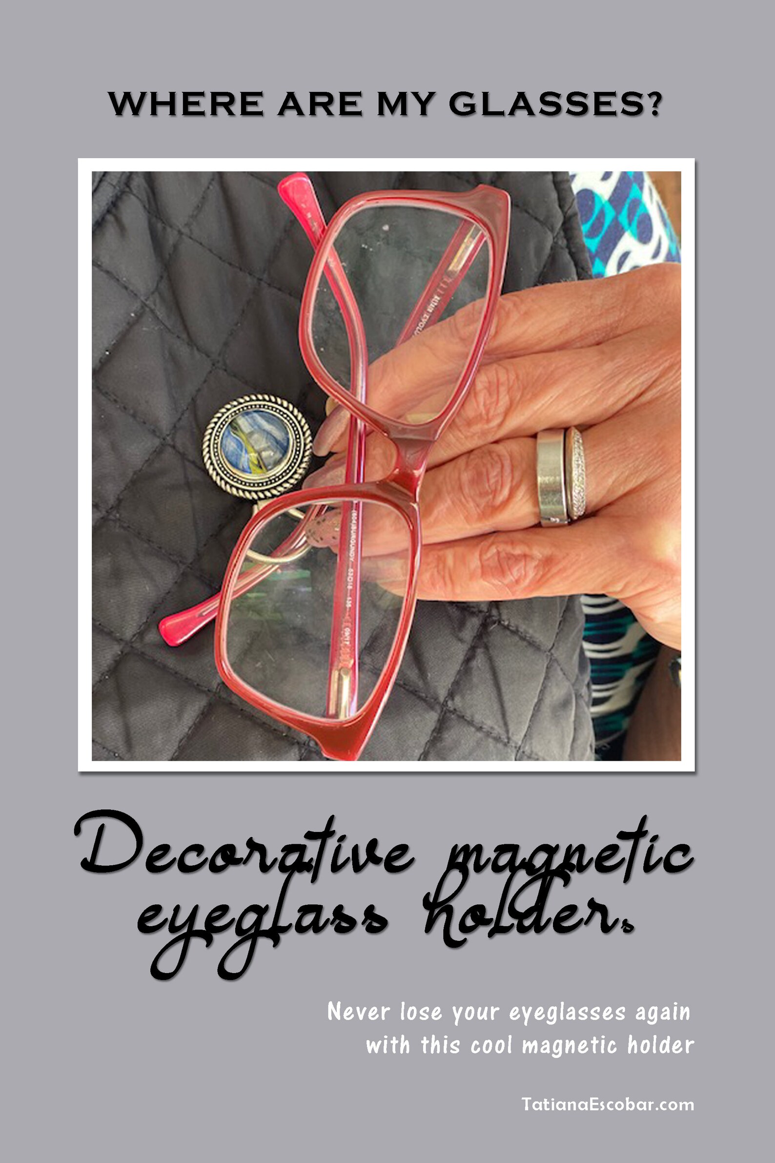 Unique Clip With 2 Snaps Buttons Interchangeable Totally FREE