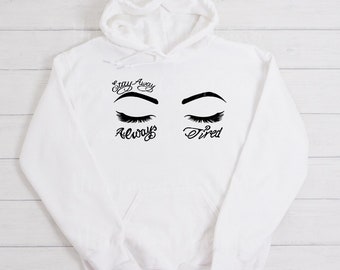 Music Always Tired Embroidery white Sweatshirt Post Malone Clothing