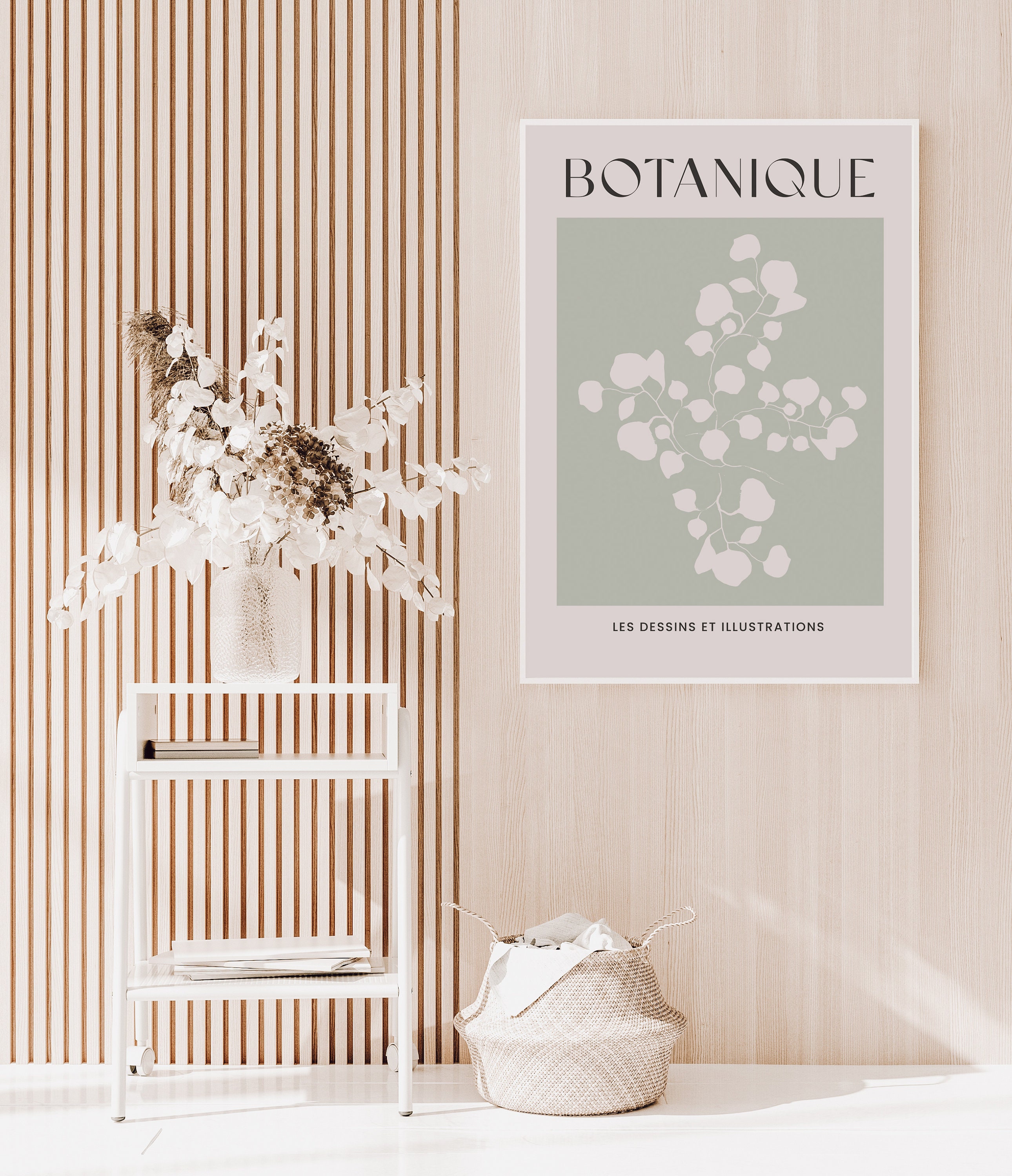 Mint Green Wall Art Mint Green Botanical Print Abstract Etsy