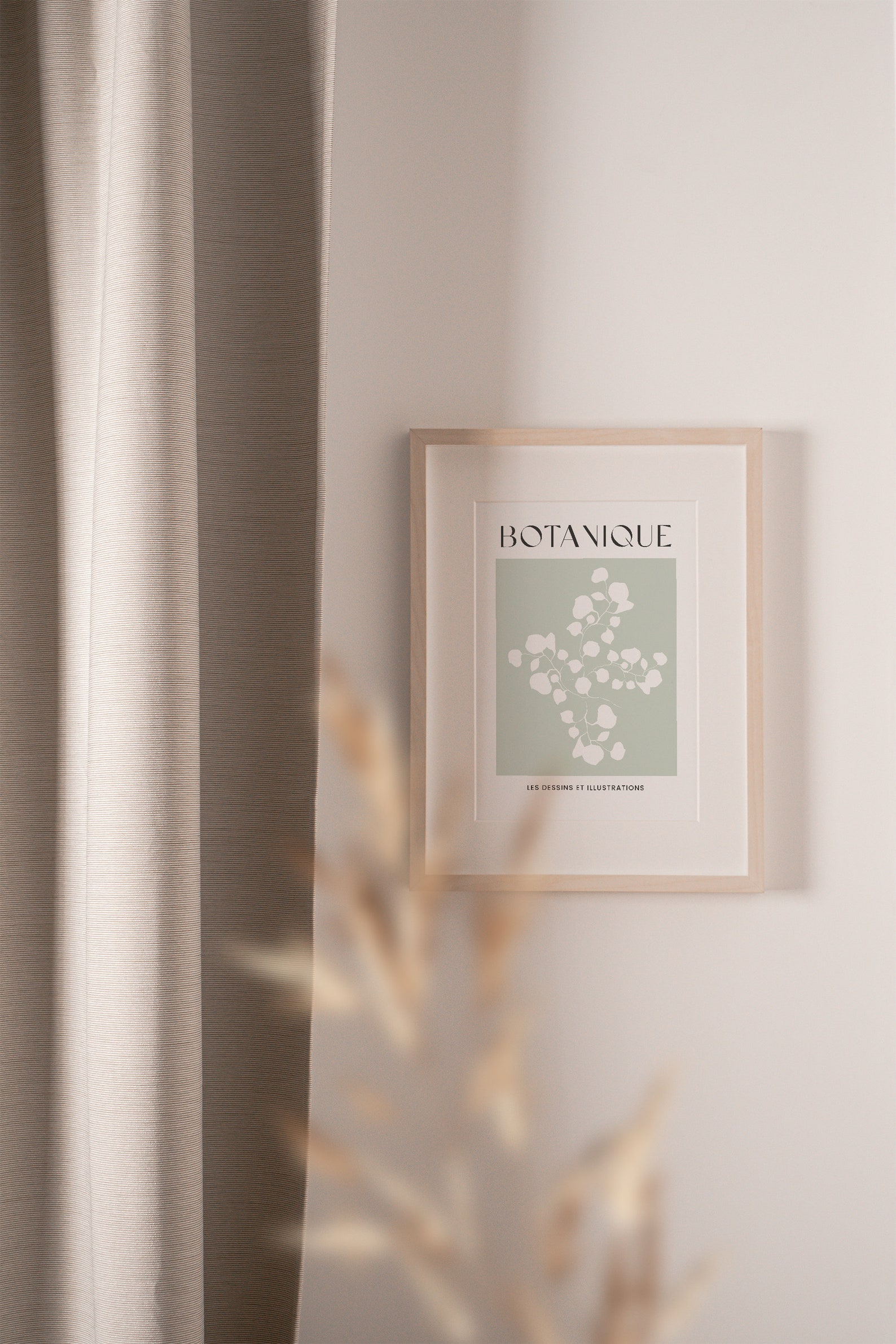 Mint Green Wall Art Mint Green Botanical Print Abstract Etsy