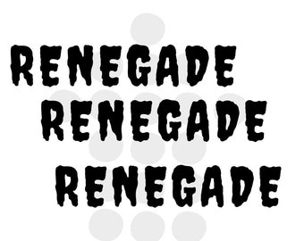 Download Renegade Svg Etsy