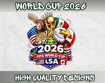 World Cup 2026 SVG Bundle, Soccer Trophy Badge Clipart, Football Logo PNG, jpeg, USA Design, Instant Download