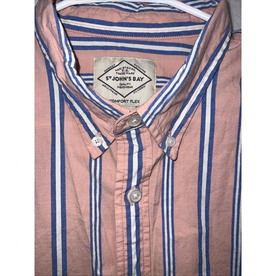 st john's bay men's dress shirts St John's Bay Mens Button Down Long Sleeve Shirt S,M,L,XL,2XL in 3 Colors